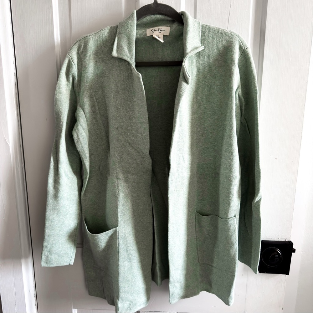 Jessica Simpson Mint Open Front Cardigan